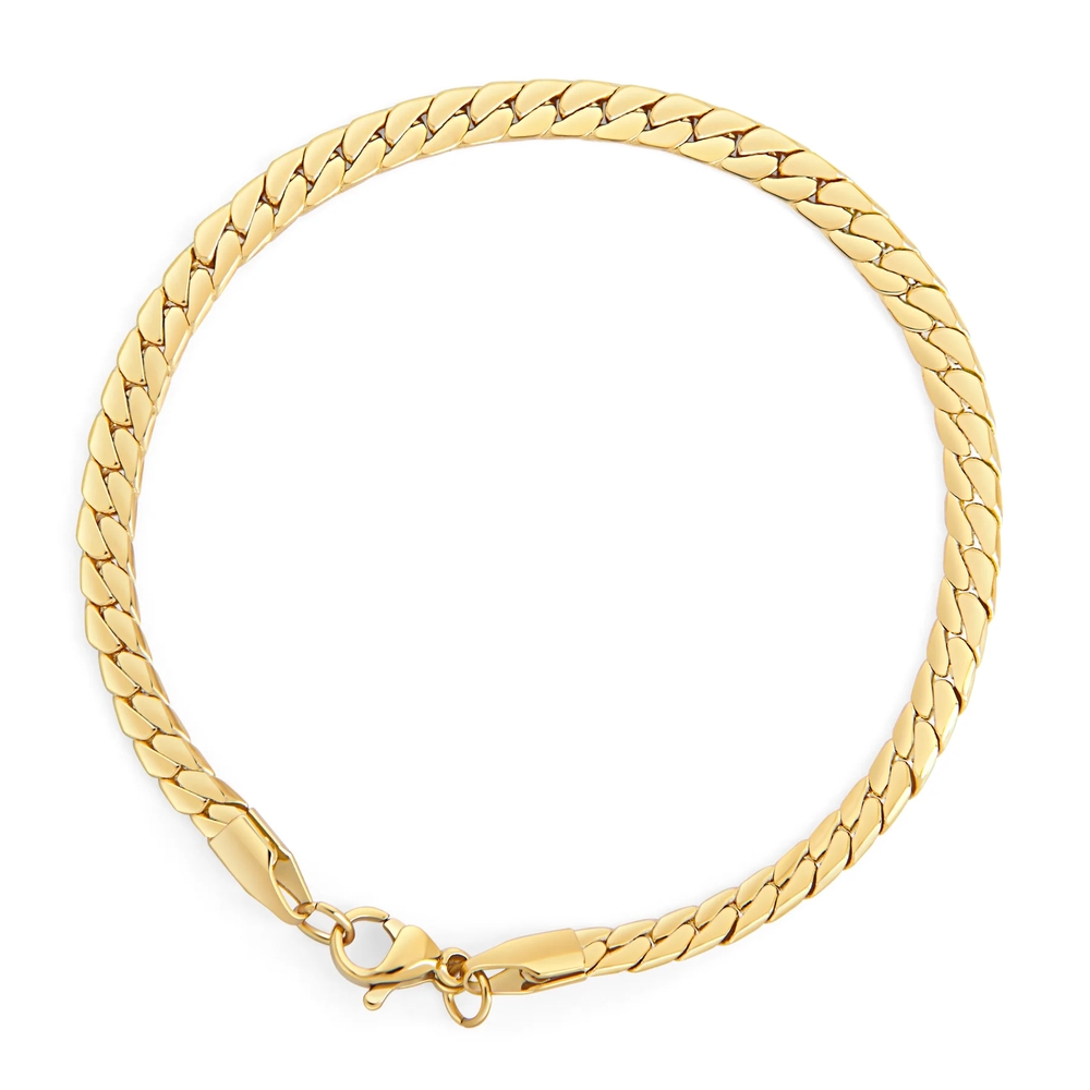 Bracelet Lydia, acier inoxydable, 4 millimètres