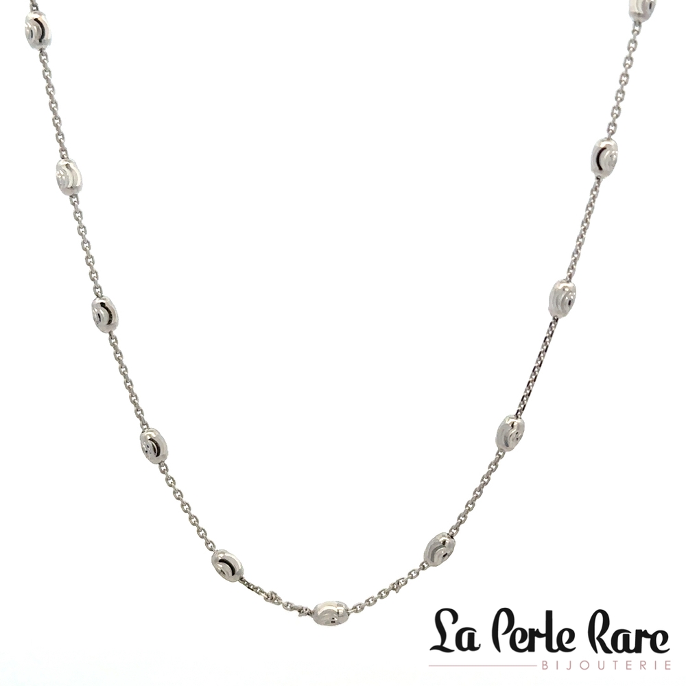 10K white gold chain - LPR-2912-18 - Exclusivity