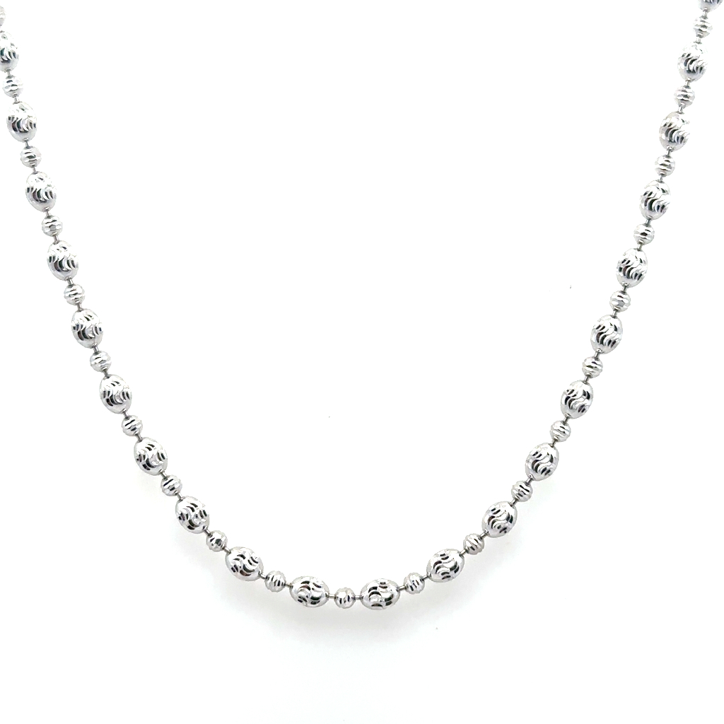 Chaîne or blanc 10 carats