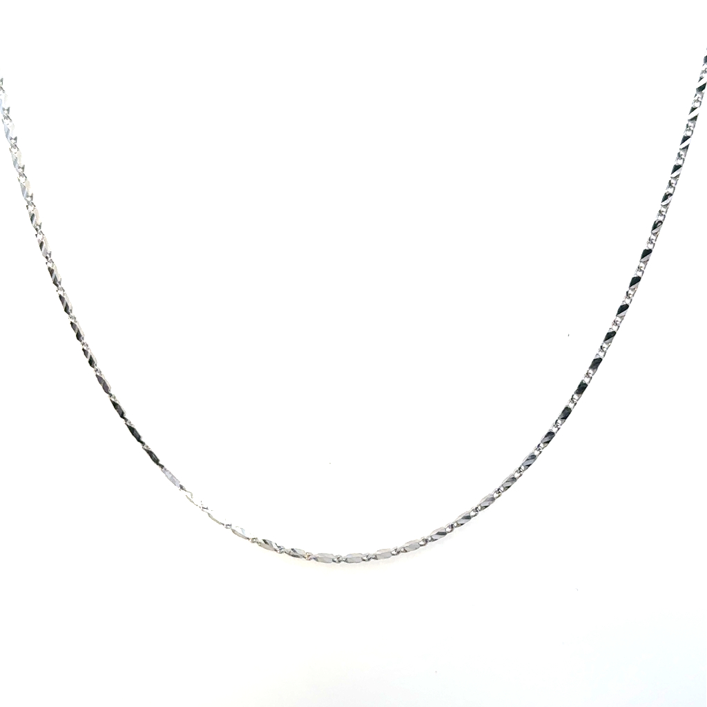 Chaîne or blanc 10 carats