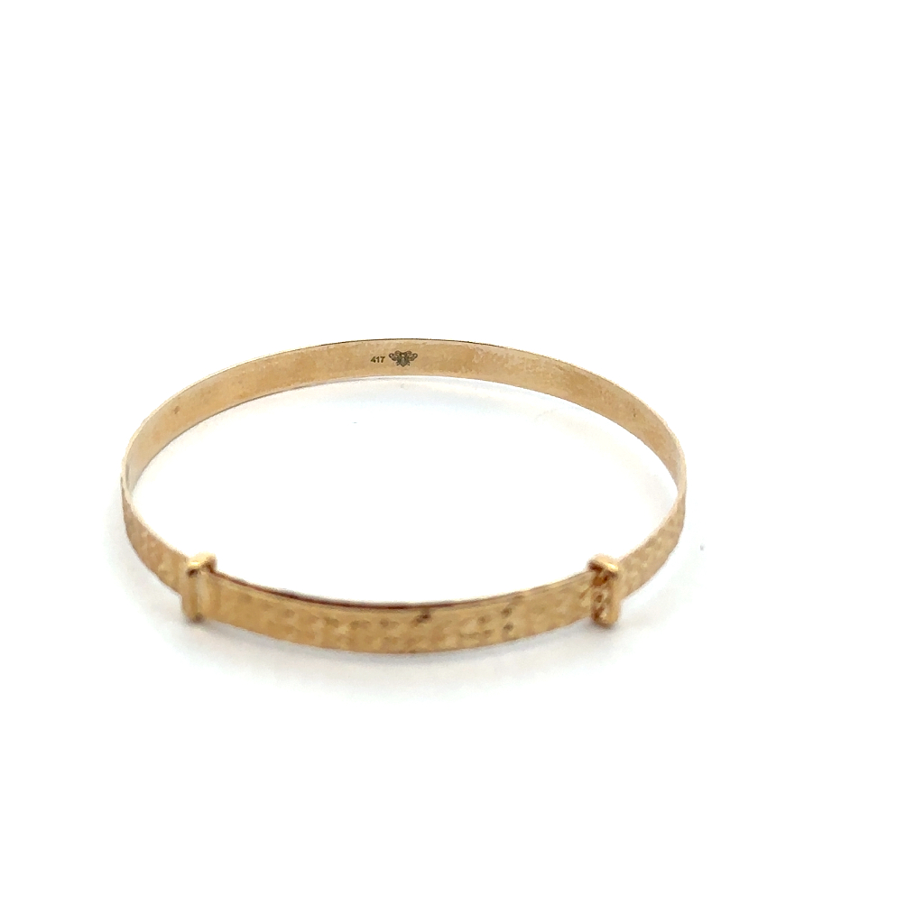 Bracelet rigide pour enfant or jaune