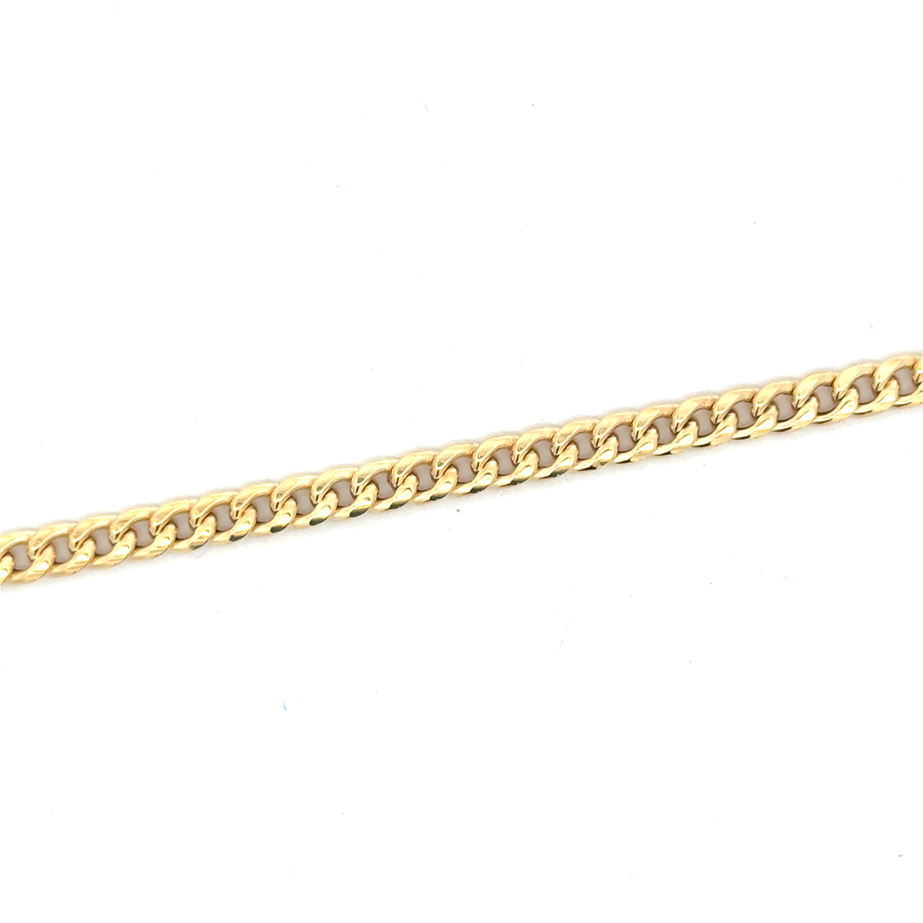 Bracelet gourmette, or jaune 10 carats