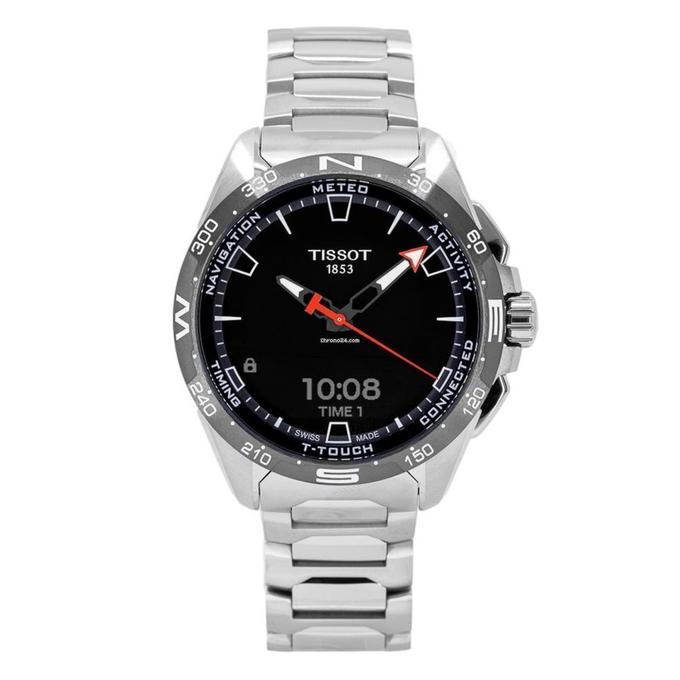 Montre Tissot T-Touch Connect Solar titane fond noir