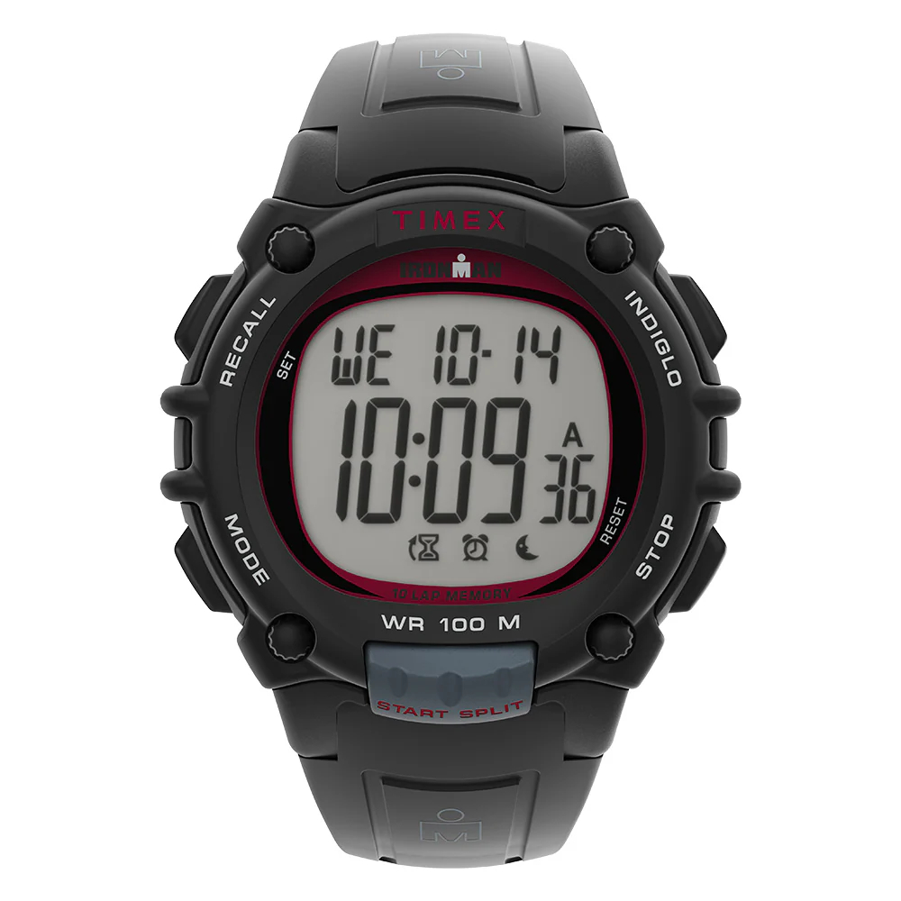 Montre Ironman, silicone noir