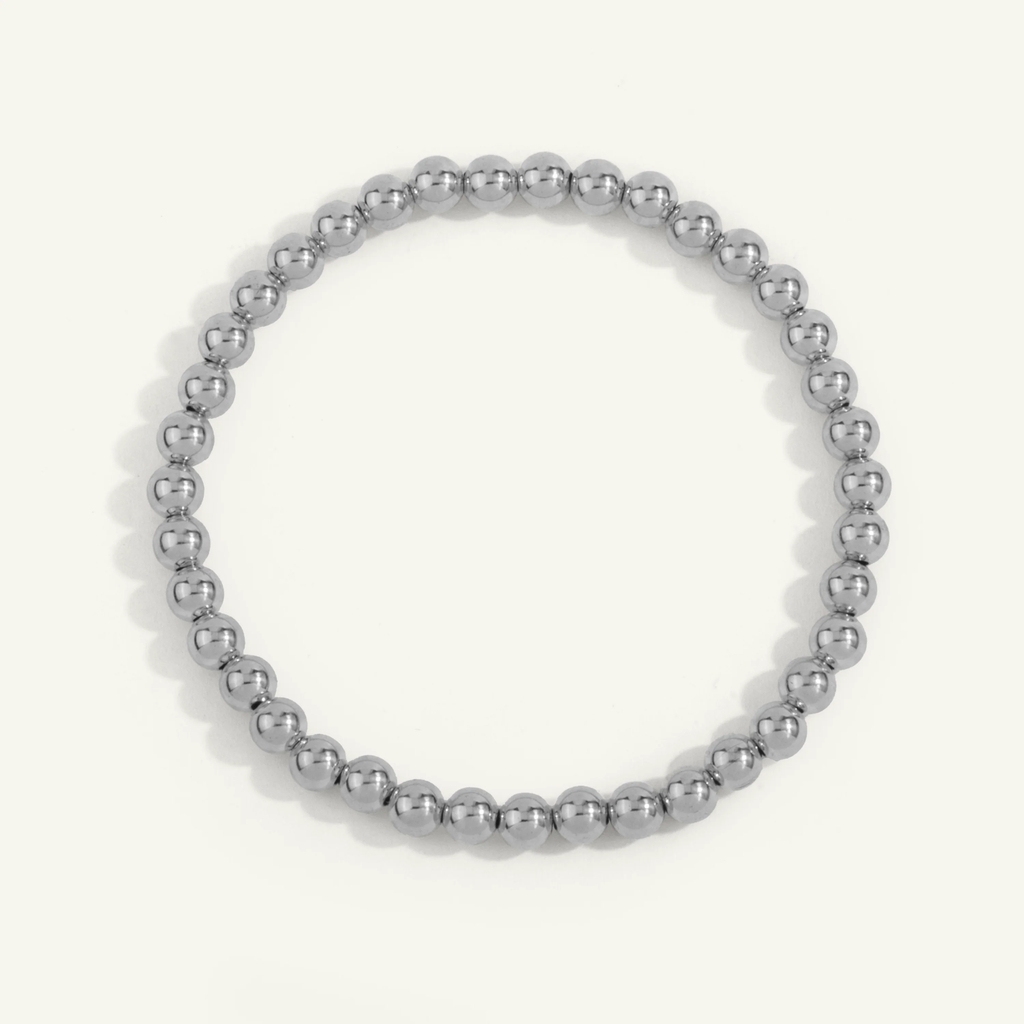 Bracelet extensible, argent, 5 millimètres