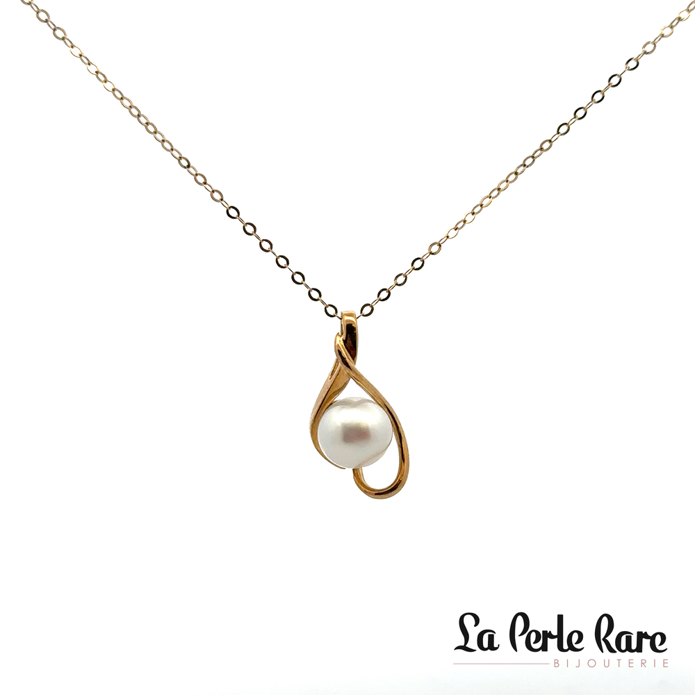 10k Yellow Gold and Freshwater Pearl Set - SET10-068Y - Exclusivity