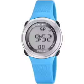 Montre silicone bleu