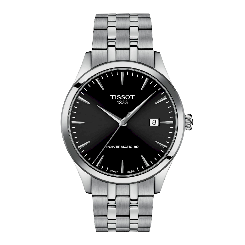 Montre Classic Dream, acier inoxydable, fond noir