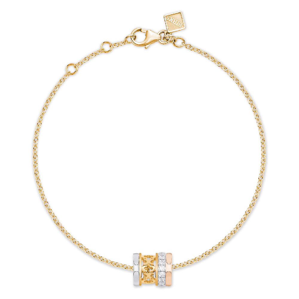 Birks Dare to Dream Bracelet, 3-Tone Gold, 0.19 ct Diamonds - 450016186432 - Birks