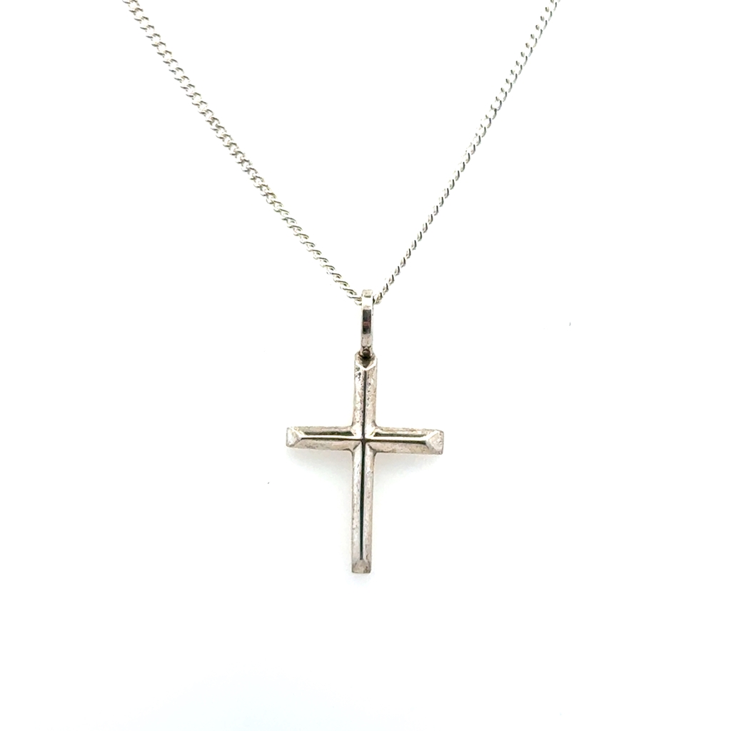 Pendentif croix, argent
