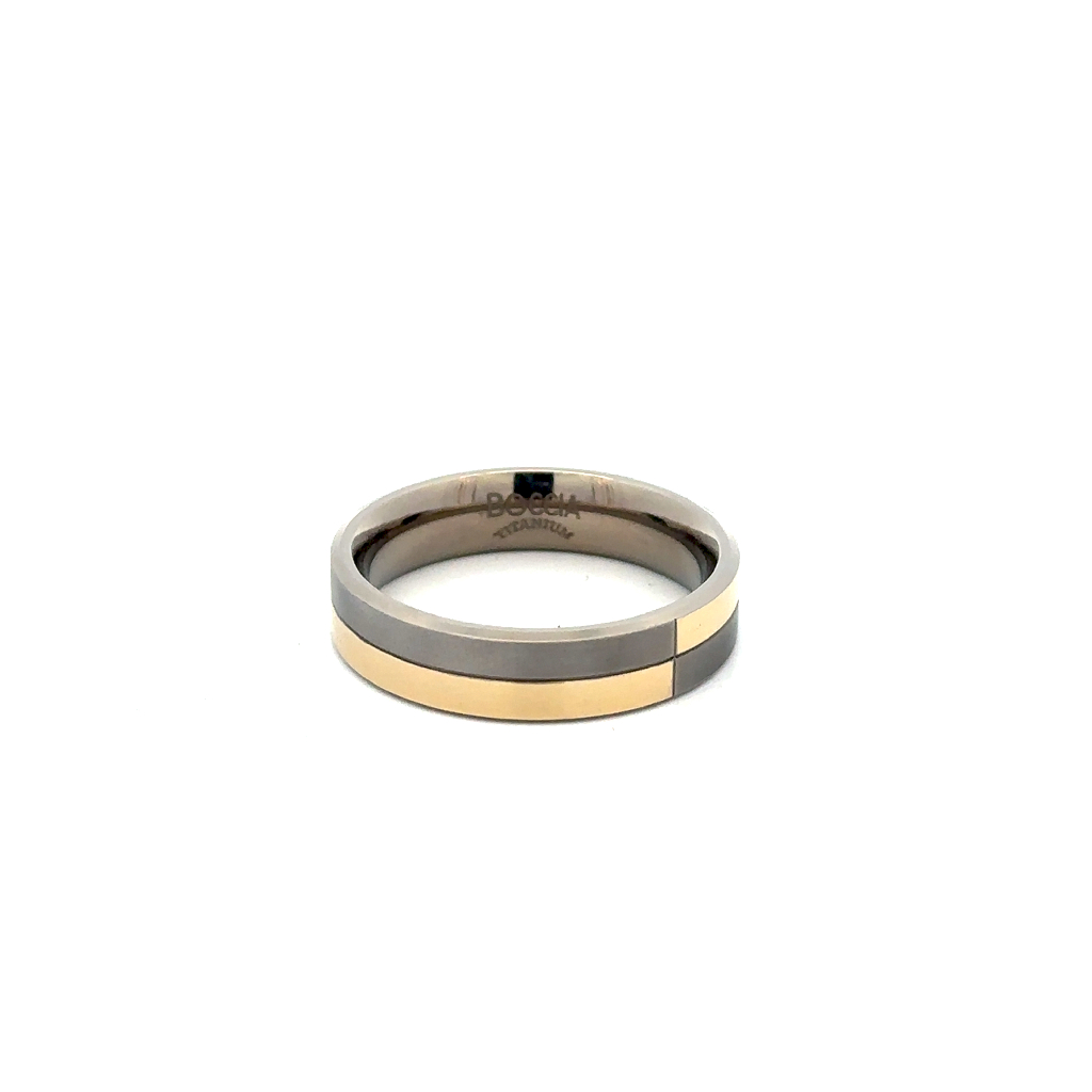 Jonc titane 2 tons (blanc et jaune) - 167-010110-8 - Steelx