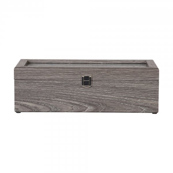 Coffre pour montre gris clair