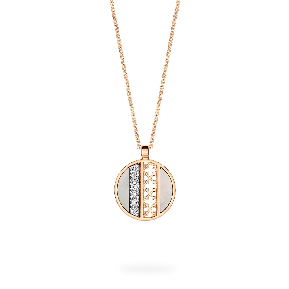 Birks Dare to Dream Pendant for Women, Rose Gold, Pearl, 0.05 ct diamond - 450018504104 - Birks