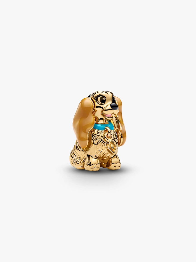 Bille Disney, Lady, métal unique plaqué d'or 14 carats, émail coloré