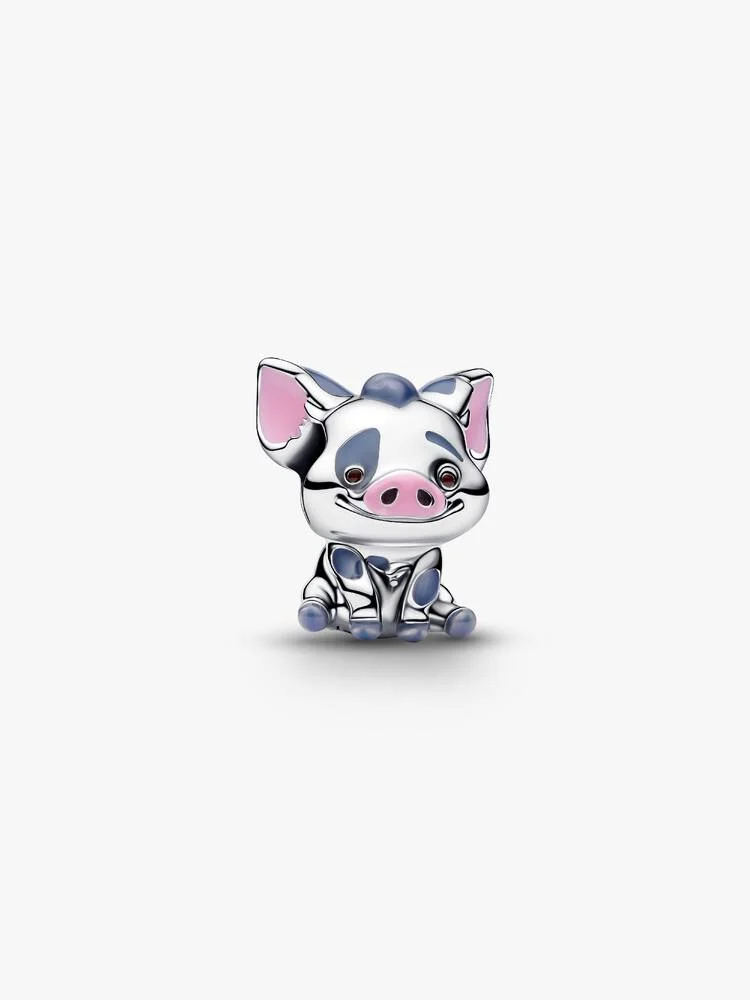 Bille Disney, pua le cochon de moana, argent, émail coloré