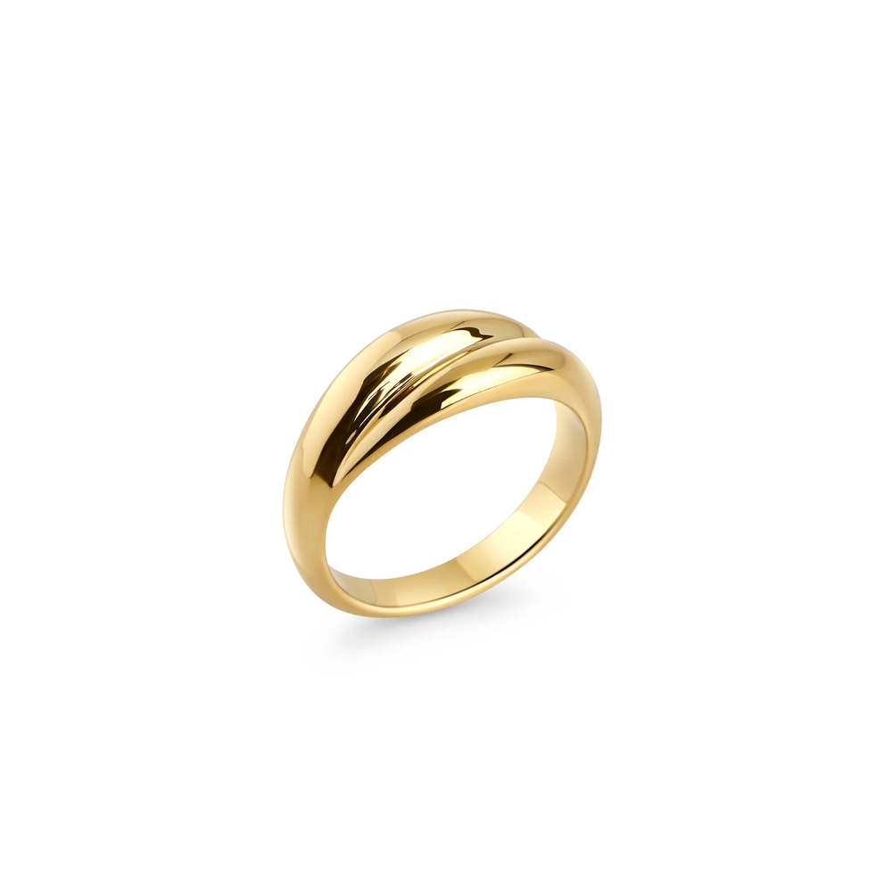 MIA Kimmy gold-tone stainless steel ring – T125R008DO - T125R008DO-6 - Mia