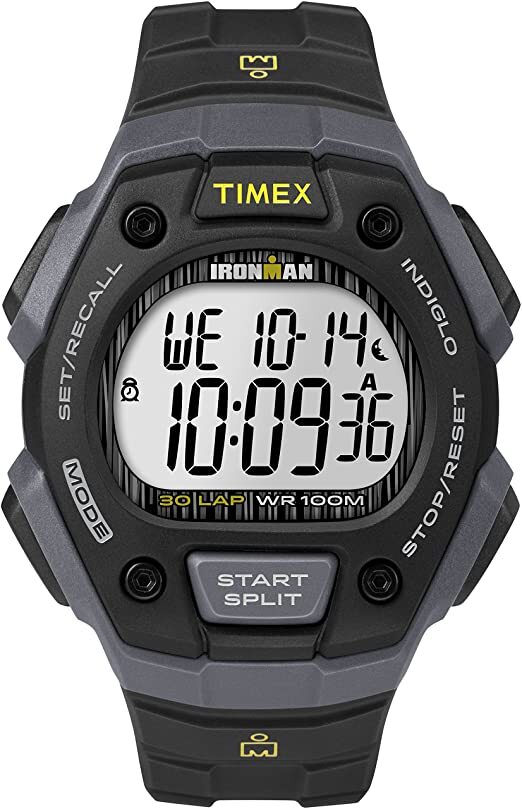 Montre Ironman, silicone noir