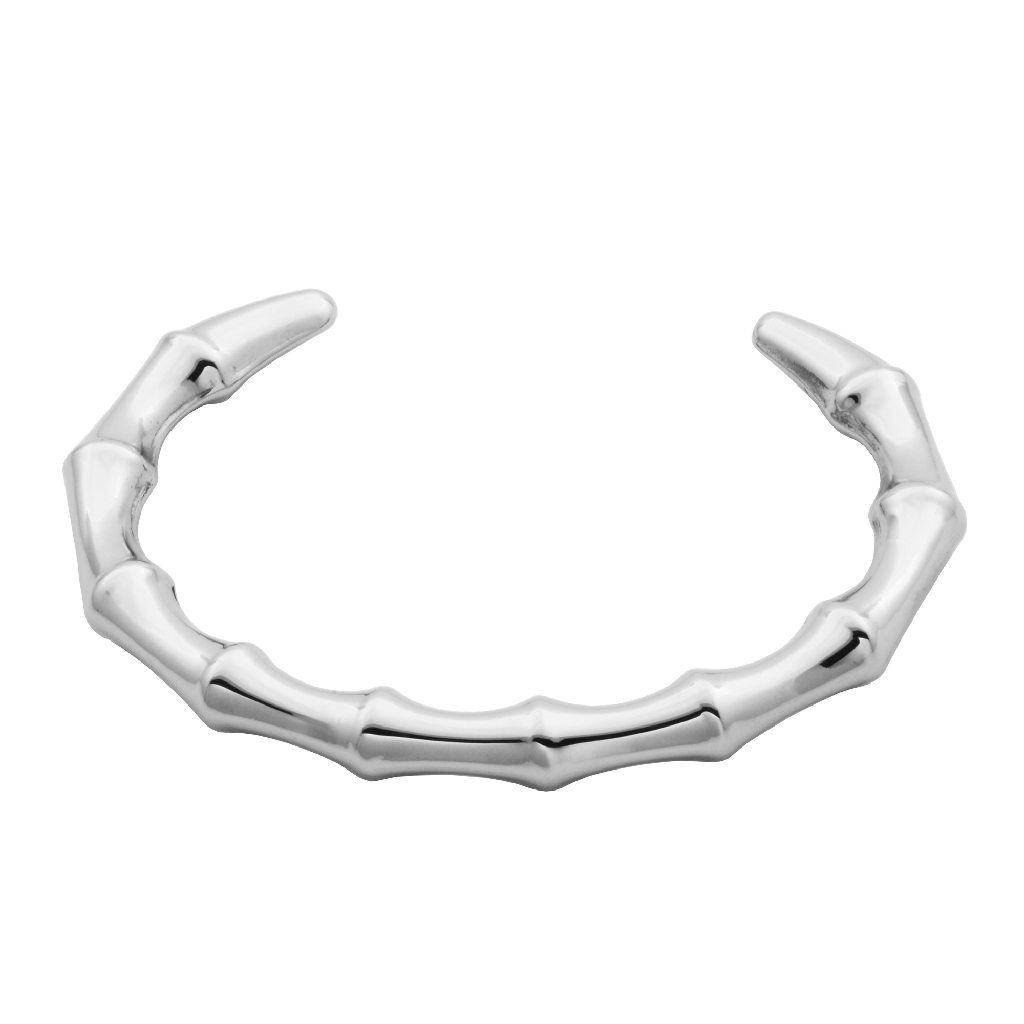 Bracelet rigide ouvert, acier inoxydable