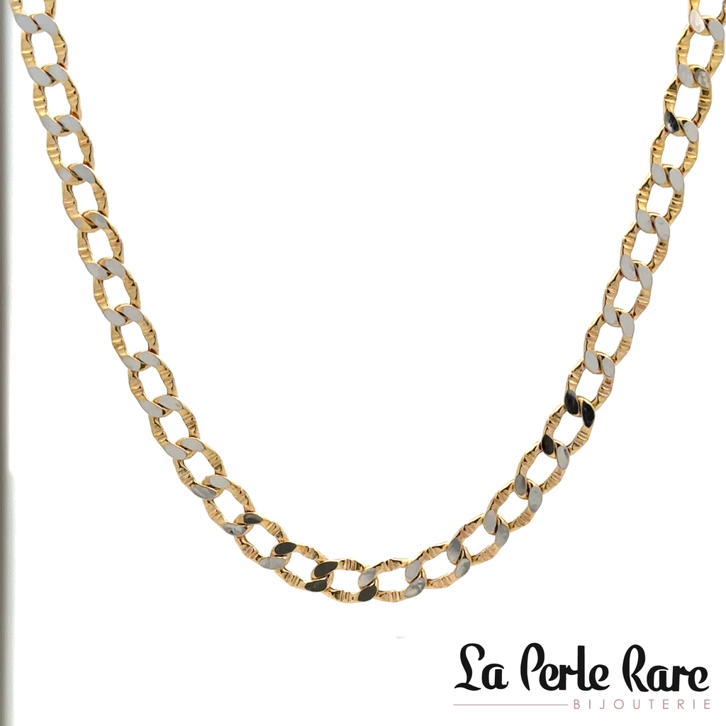 10K Two-Tone Curb Chain – 22 inches – LPR-2921 - LPR-2921-22 - Exclusivity