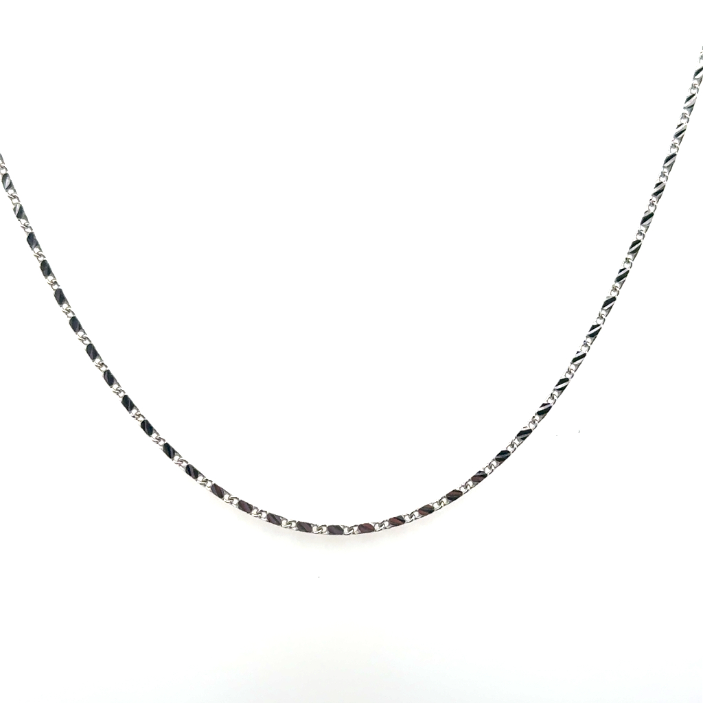 Chaîne or blanc 10 carats