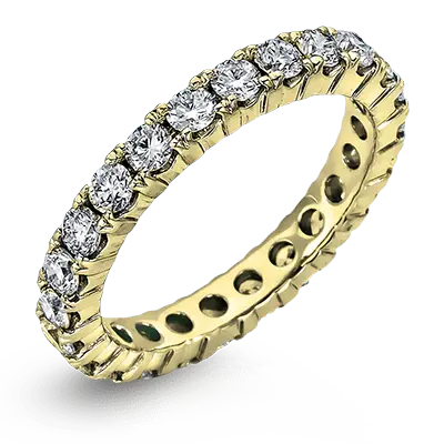 Yellow gold eternity band 146 pts diamonds - ZR39 - Zeghani