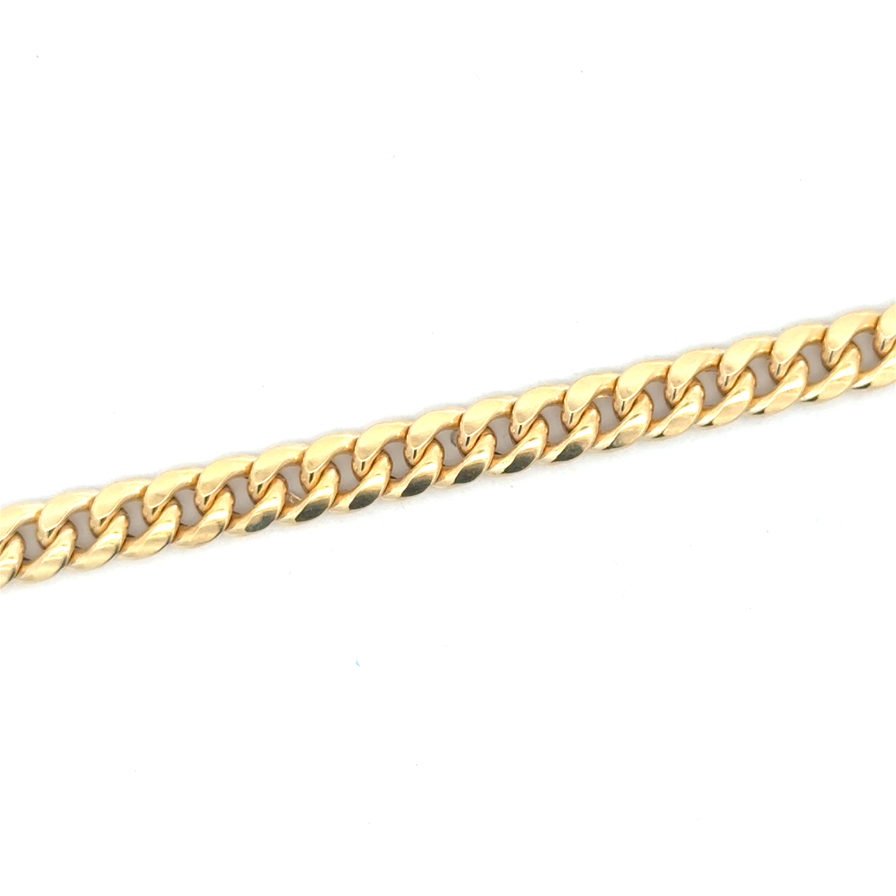 Bracelet gourmette, or jaune 10 carats