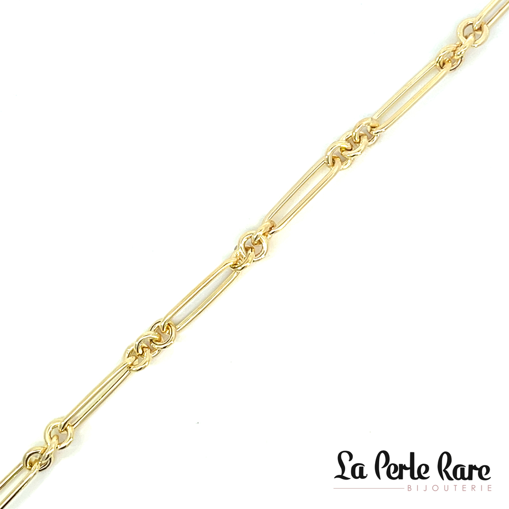 14k yellow gold unique link bracelet - MF039378-14Y-B - Midas