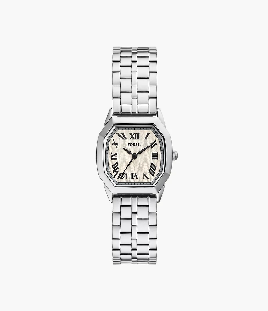 ES5363 – Octagonal Stainless Steel Watch - ES5363 - Fossil