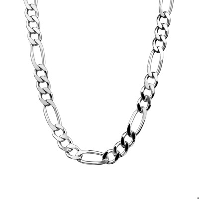 Silver Figaro bracelet for men