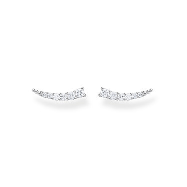 Silver climbing earrings with zirconium - H2158-051-14 - Thomas Sabo