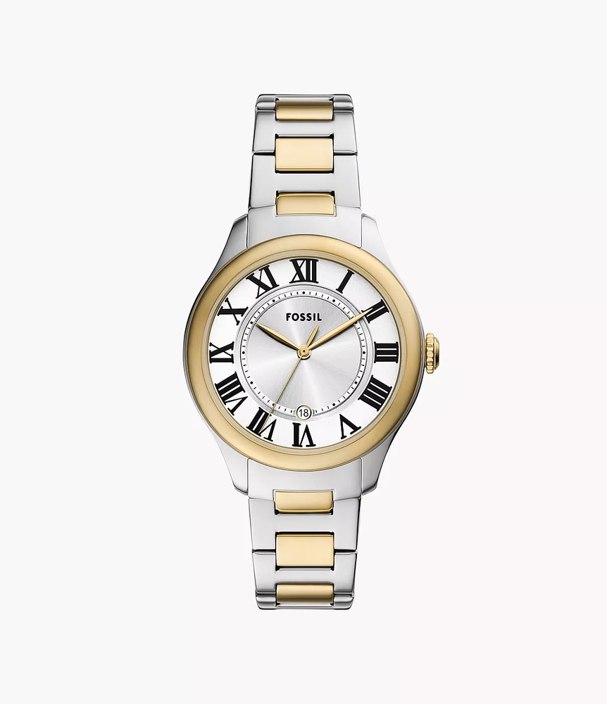 Fossil Gilmore ES5396 Two‑Tone Stainless Steel 38 mm - ES5396 - Fossil