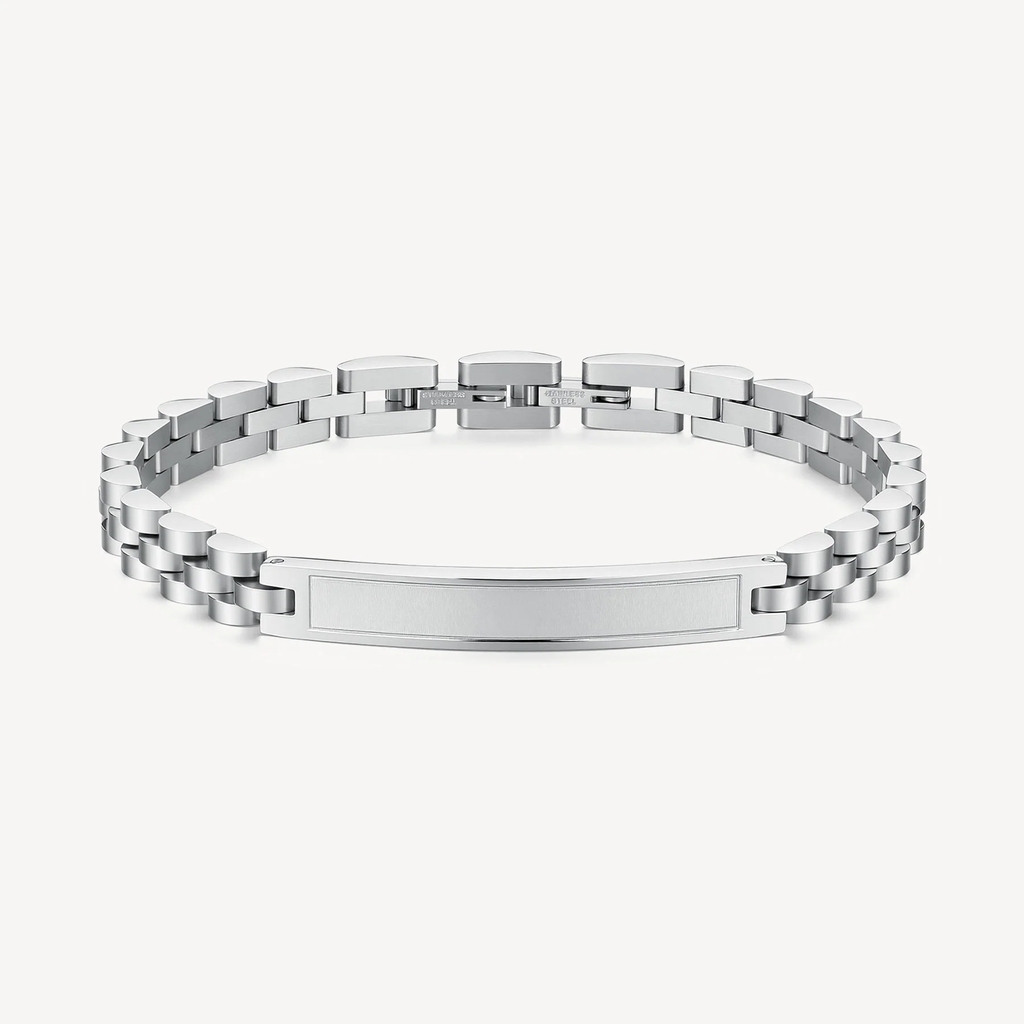 Bracelet d'identité Riptide, acier inoxydable