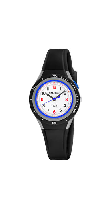Montre silicone noir