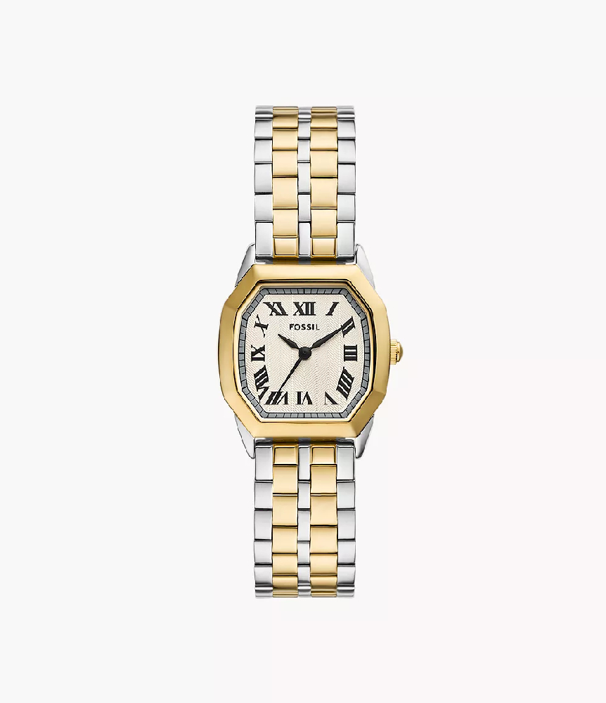  ES5362 – Two-Tone Octagonal Stainless Steel Watch - ES5362 - Fossil